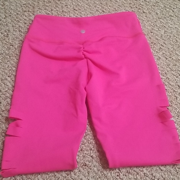 •Jala Groove• Hot Pink Leggings size x-small - Picture 7 of 14